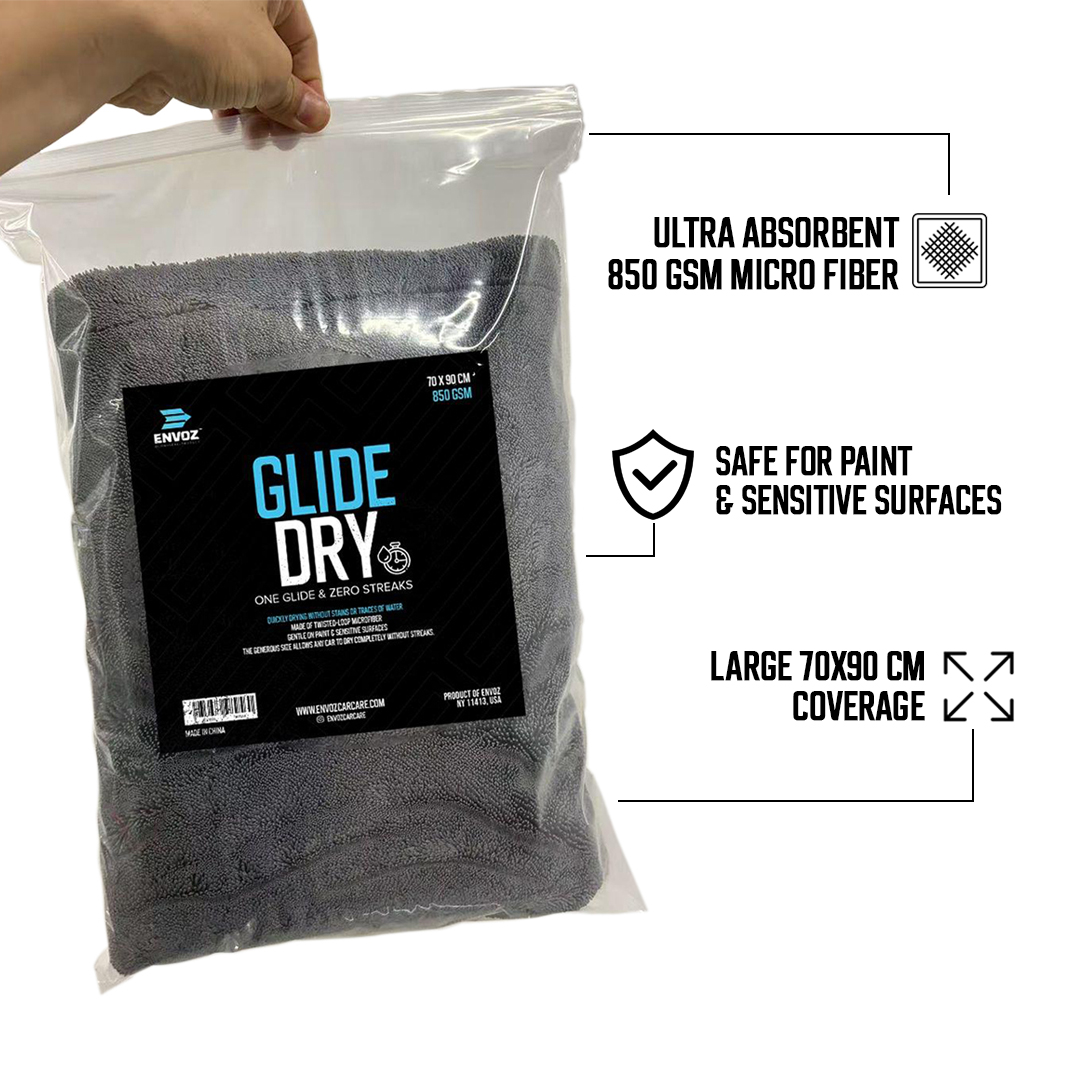 850 GSM Twisted-Loop Microfiber Drying Towel  70 × 90 cm 